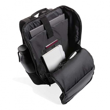 Logo trade promotional item photo of: Swiss Peak AWARE™ easy access 15.6'' laptop backpack