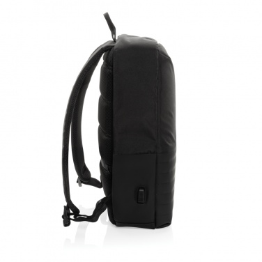 Logo trade promotional merchandise photo of: Swiss Peak AWARE™ RFID anti-theft 15.6'' laptop backpack