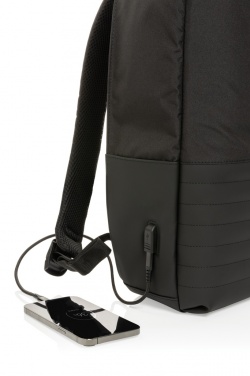 Logotrade corporate gift picture of: Swiss Peak AWARE™ RFID anti-theft 15.6'' laptop backpack