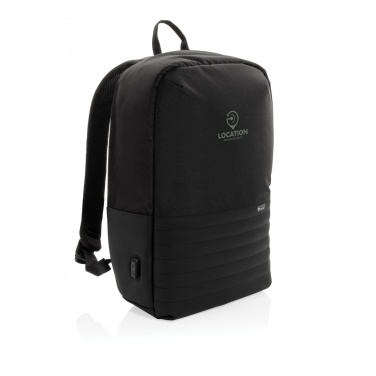 Logo trade promotional items picture of: Swiss Peak AWARE™ RFID anti-theft 15.6'' laptop backpack