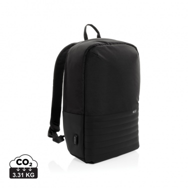 Logotrade advertising product image of: Swiss Peak AWARE™ RFID anti-theft 15.6'' laptop backpack