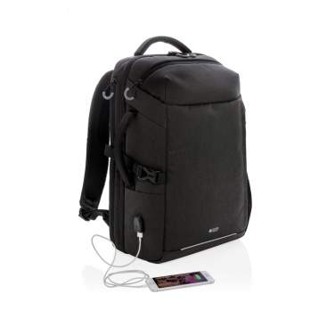 Logo trade promotional giveaways image of: Swiss Peak AWARE™ XXL weekend travel backpack