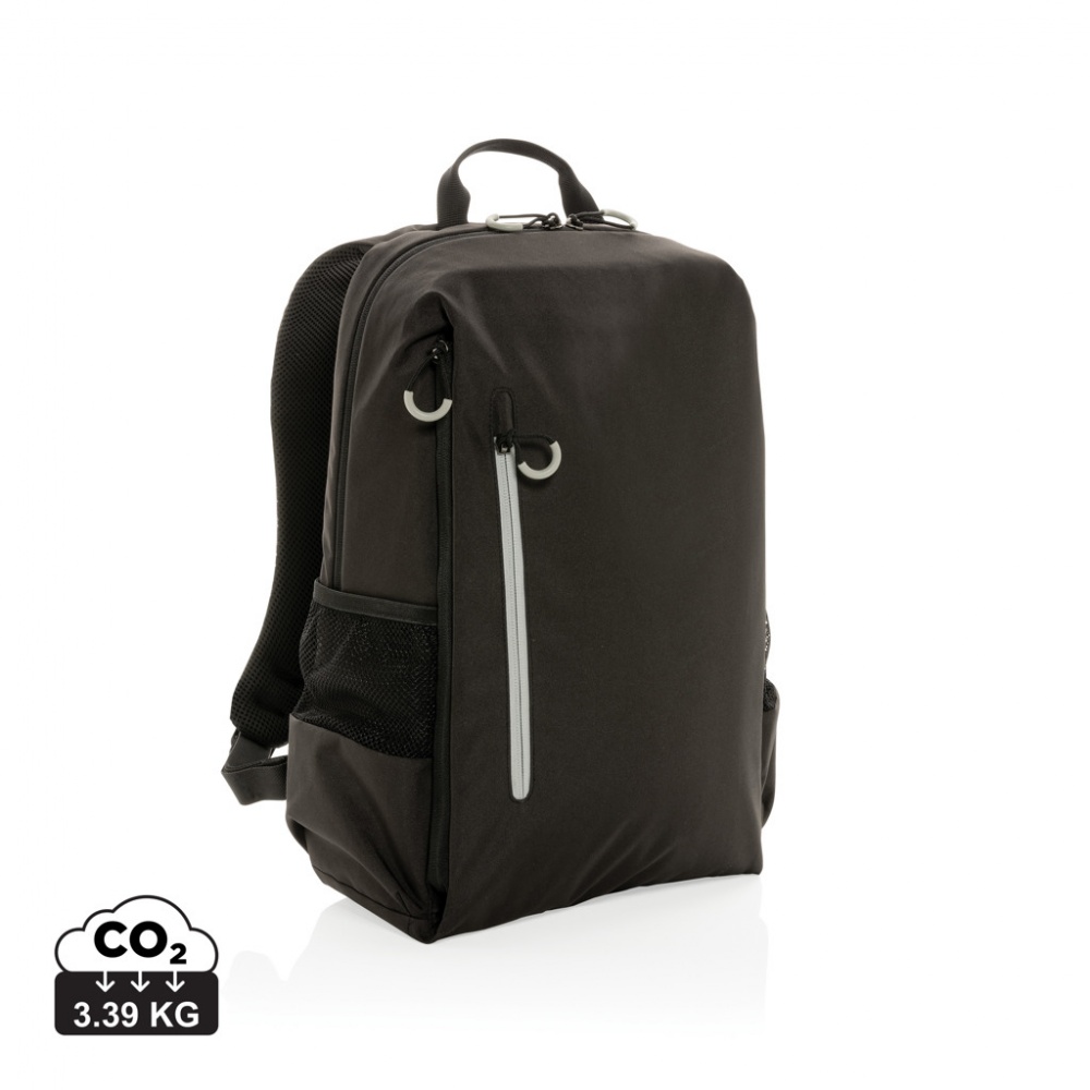 Logo trade promotional gifts image of: Impact AWARE™ Lima 15.6' RFID laptop backpack