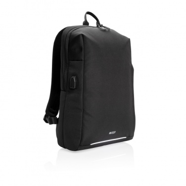 Logotrade corporate gifts photo of: Swiss Peak AWARE™ RFID and USB A laptop backpack