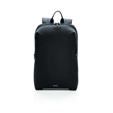 Logotrade promotional item image of: Swiss Peak AWARE™ RFID and USB A laptop backpack