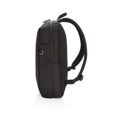 Logotrade promotional giveaway image of: Swiss Peak AWARE™ RFID and USB A laptop backpack