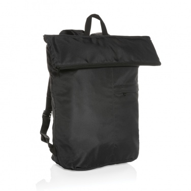 Logo trade corporate gift photo of: Dillon AWARE™ RPET lightweight foldable backpack