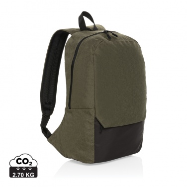 Logo trade promotional items image of: Kazu AWARE™ RPET basic 15.6 inch laptop backpack