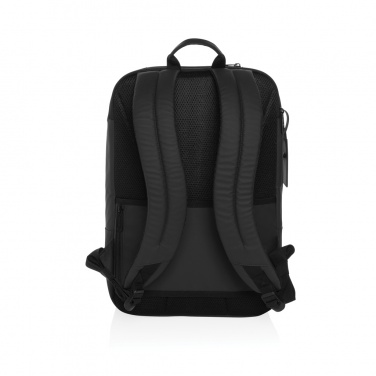 Logotrade promotional product image of: Armond AWARE™ RPET 15.6 inch deluxe laptop backpack