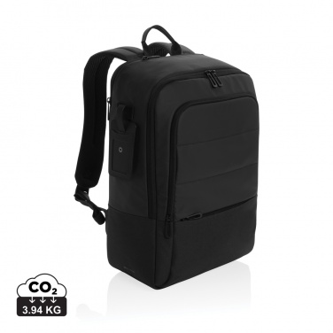 Logotrade promotional merchandise image of: Armond AWARE™ RPET 15.6 inch deluxe laptop backpack