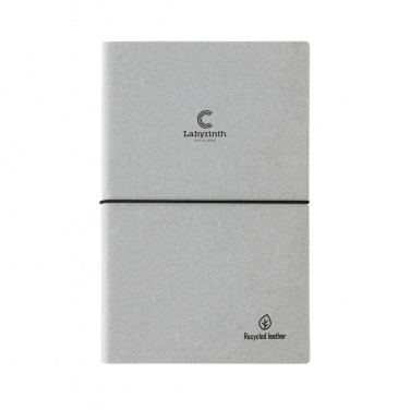 Logotrade promotional merchandise picture of: A5 recycled leather notebook