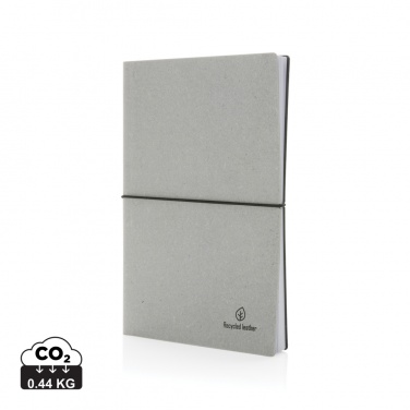 Logo trade promotional item photo of: A5 recycled leather notebook