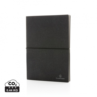 Logo trade advertising product photo of: A5 recycled leather notebook