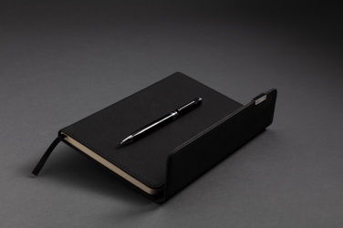 Logo trade promotional item photo of: Swiss Peak deluxe A5 notebook and pen set