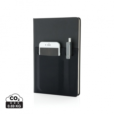 Logotrade promotional merchandise photo of: A5 Deluxe notebook with smart pockets