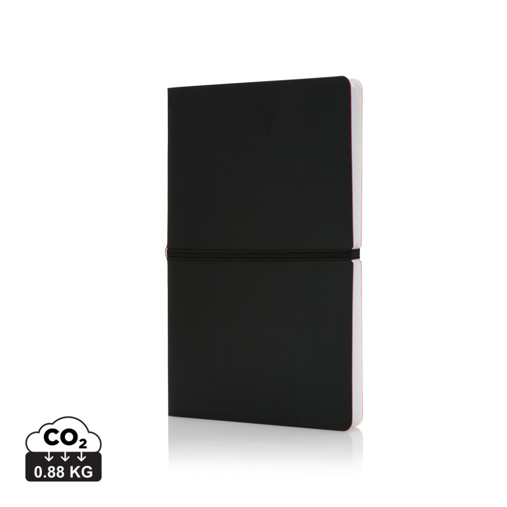 Logotrade promotional giveaways photo of: Deluxe softcover A5 notebook