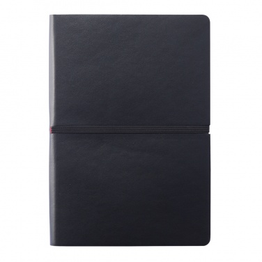 Logo trade promotional items image of: Deluxe softcover A5 notebook