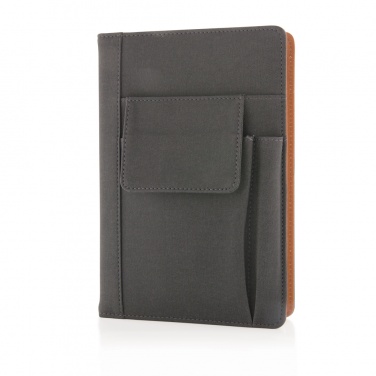 Logo trade corporate gift photo of: Notebook with phone pocket