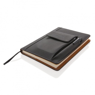 Logotrade corporate gift picture of: Notebook with phone pocket