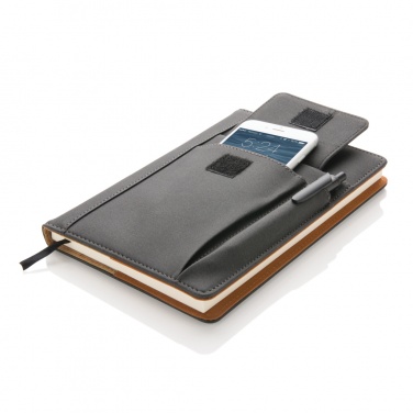 Logotrade corporate gift picture of: Notebook with phone pocket