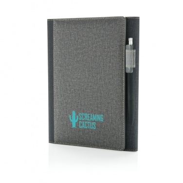 Logotrade promotional product picture of: A5 Deluxe design notebook cover