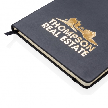 Logo trade promotional giveaway photo of: Standard hardcover PU notebook A5