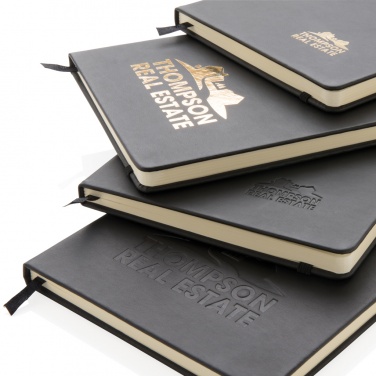 Logo trade promotional items image of: Standard hardcover PU notebook A5