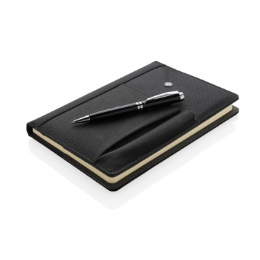 Logotrade promotional merchandise image of: Refillable notebook and pen set