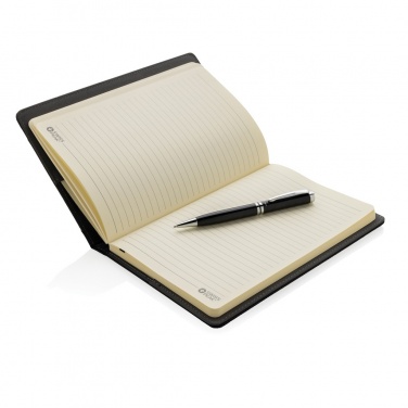 Logotrade business gift image of: Refillable notebook and pen set