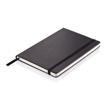 Logotrade business gift image of: Deluxe hardcover PU A5 notebook