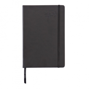 Logotrade promotional item picture of: Deluxe hardcover PU A5 notebook