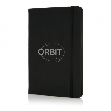 Logo trade advertising products picture of: Deluxe hardcover PU A5 notebook