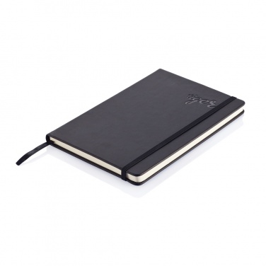 Logotrade promotional gift image of: Deluxe hardcover PU A5 notebook