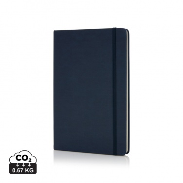 Logo trade advertising products picture of: Deluxe hardcover PU A5 notebook