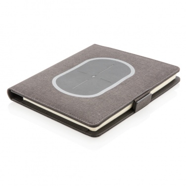 Logotrade promotional merchandise image of: Air 5W wireless charging notebook cover A5