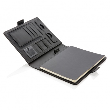 Logo trade promotional gifts picture of: Air 5W wireless charging notebook cover A5