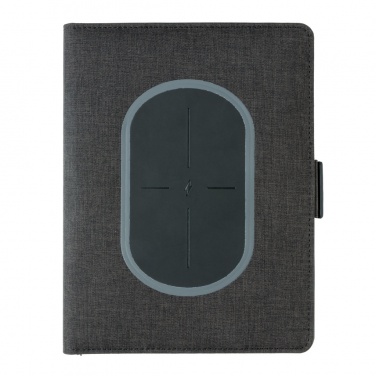 Logo trade promotional items picture of: Air 5W wireless charging notebook cover A5