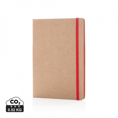 Logo trade promotional items picture of: A5 kraft notebook