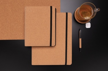 Logotrade business gift image of: Deluxe cork portfolio A5 with pen