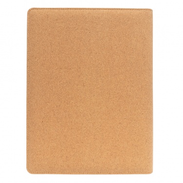 Logo trade promotional items picture of: Deluxe cork portfolio A4 with pen