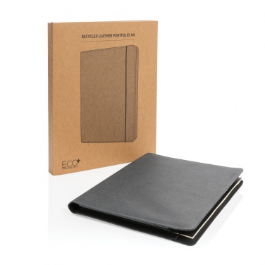 Logo trade promotional products picture of: Recycled leather A4 portfolio