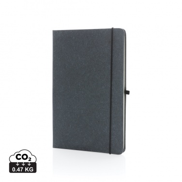 Logo trade corporate gift photo of: Recycled leather hardcover notebook A5