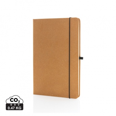 Logotrade promotional item picture of: Recycled leather hardcover notebook A5