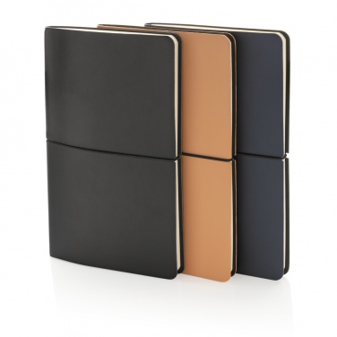 Logo trade corporate gift photo of: Modern deluxe softcover A5 notebook