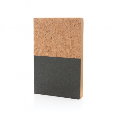 Logotrade promotional product picture of: A5 cork & kraft notebook