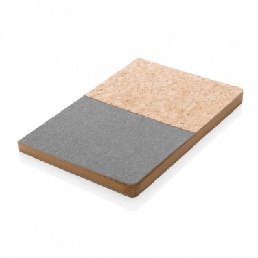 Logotrade corporate gift image of: A5 cork & kraft notebook