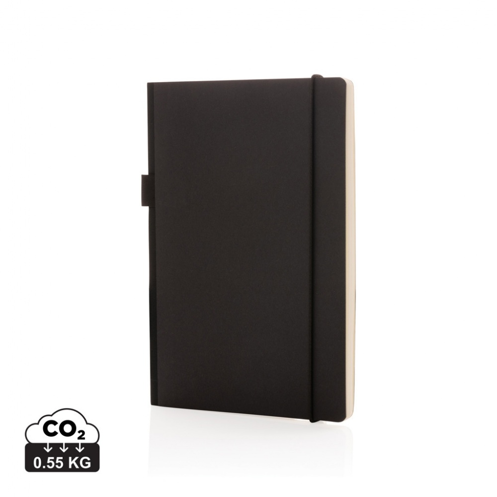 Logo trade promotional product photo of: A5 deluxe kraft hardcover notebook