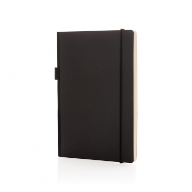 Logo trade advertising products picture of: A5 deluxe kraft hardcover notebook