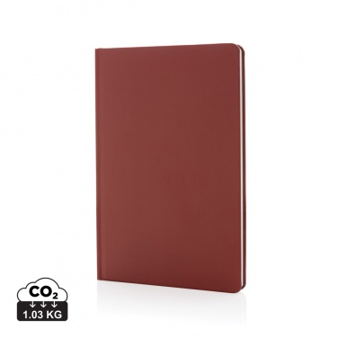 Logotrade promotional product picture of: A5 Impact stone paper hardcover notebook