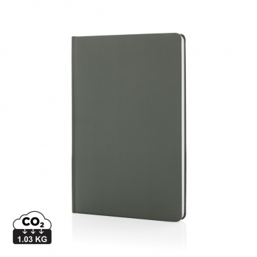 Logo trade promotional merchandise image of: A5 Impact stone paper hardcover notebook